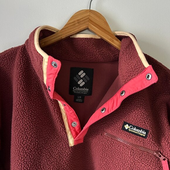 Columbia Helvetic Cropped Half Snap Fleece Pullover - Picture 9 of 12